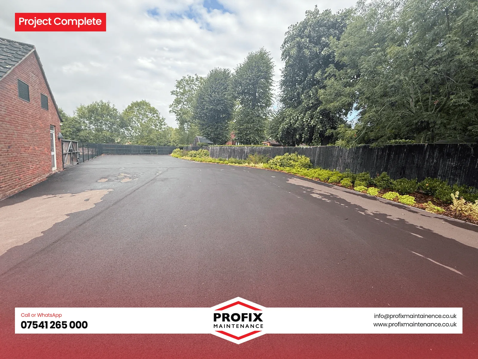 Profix Exterior Fence and Landscaping – Finished Installation