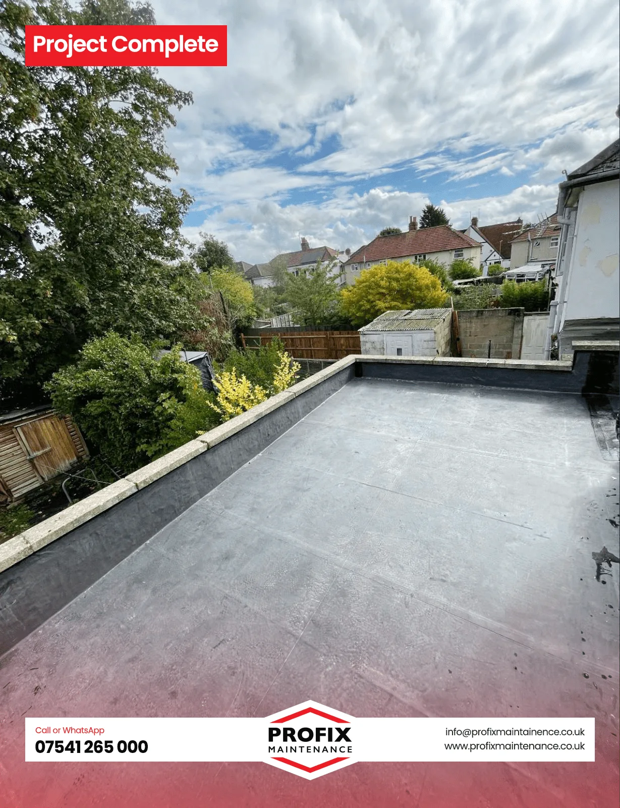 Profix Flat Roof Installation – Expert Waterproofing Solutions