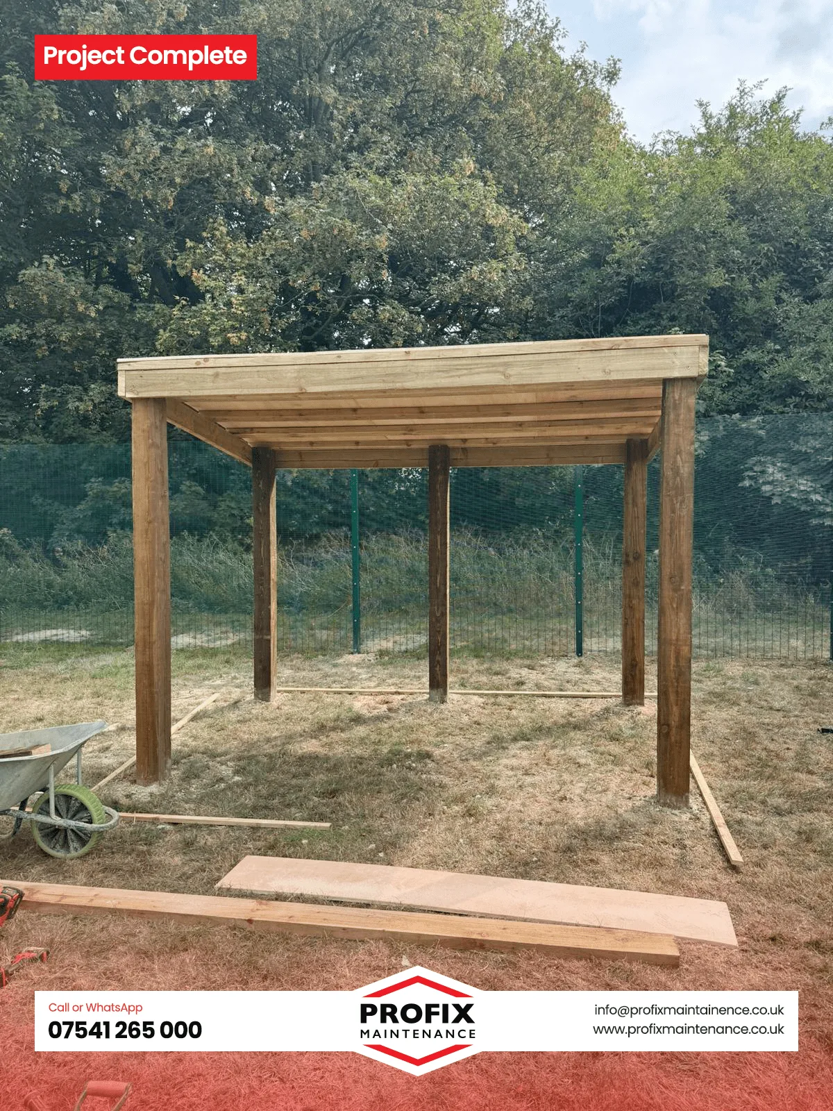 Profix Timber Shelter Construction – Secure, Reliable, and Affordable